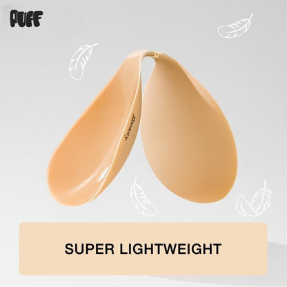 Puff Portable Push-up Sticky Bra Waterproof & Sweat-proof Reusable Washable Essential for Travel Women's Wear with Storage Board